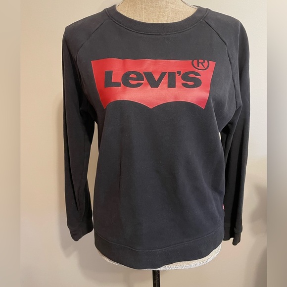 LEVI'S-LOGO RELAXED CREWNECK SWEATSHIRT - Picture 2 of 5